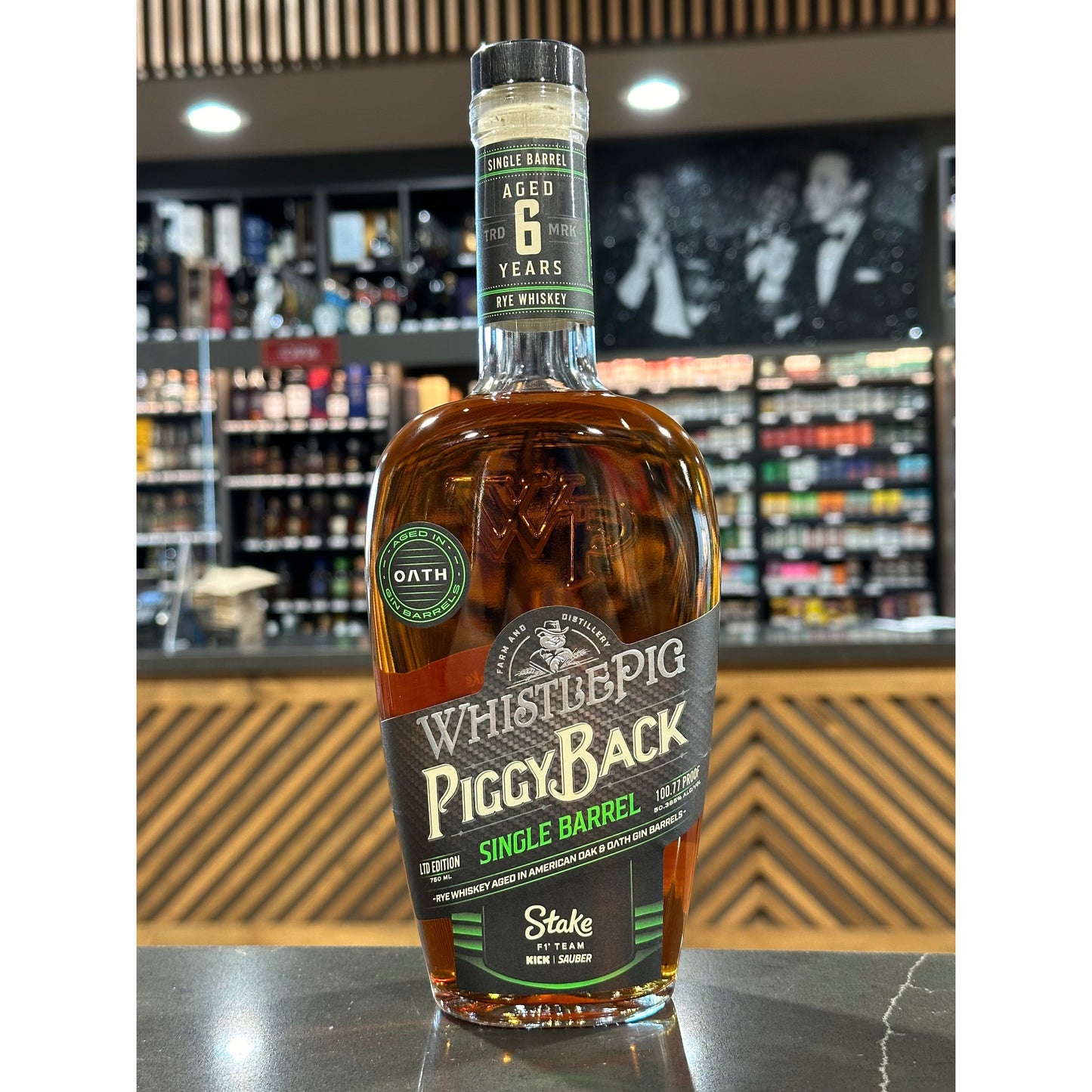 BF Whistlepig PiggyBack Single Barrel Limited Edition Stake F1 Team 2024