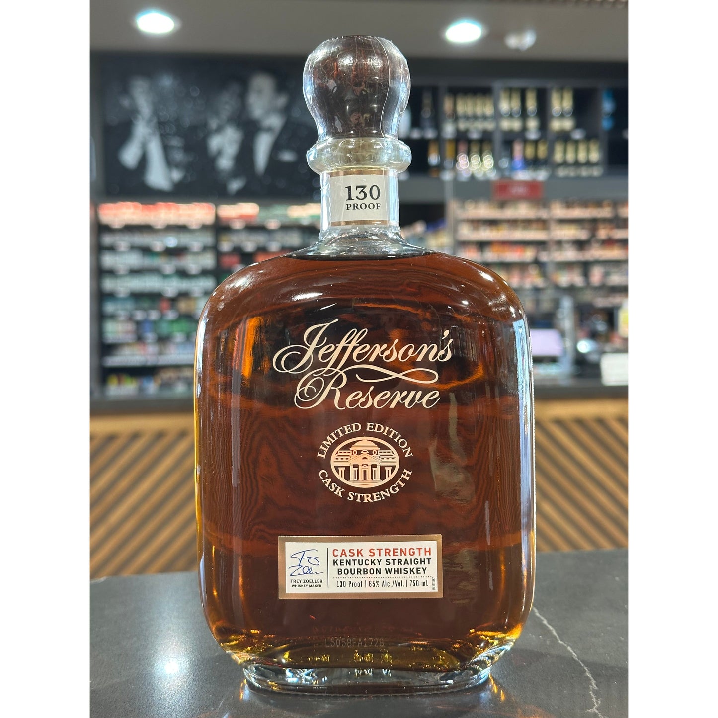Jefferson’s Reserve Limited Edition Cask Strength Kentucky Straight Bourbon Whiskey