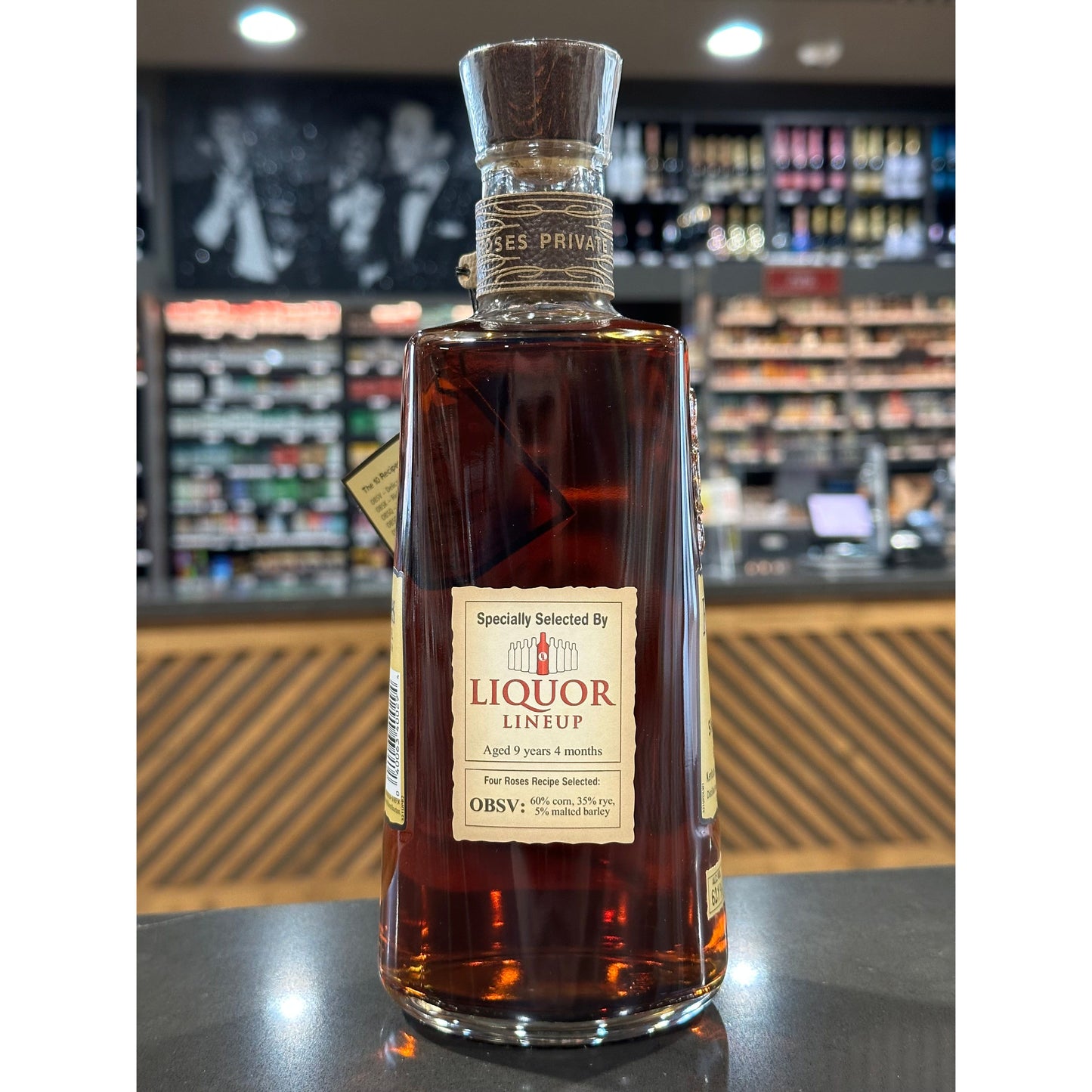 Four Roses Liquor Lineup Single Barrel Store Pick Barrel Strength