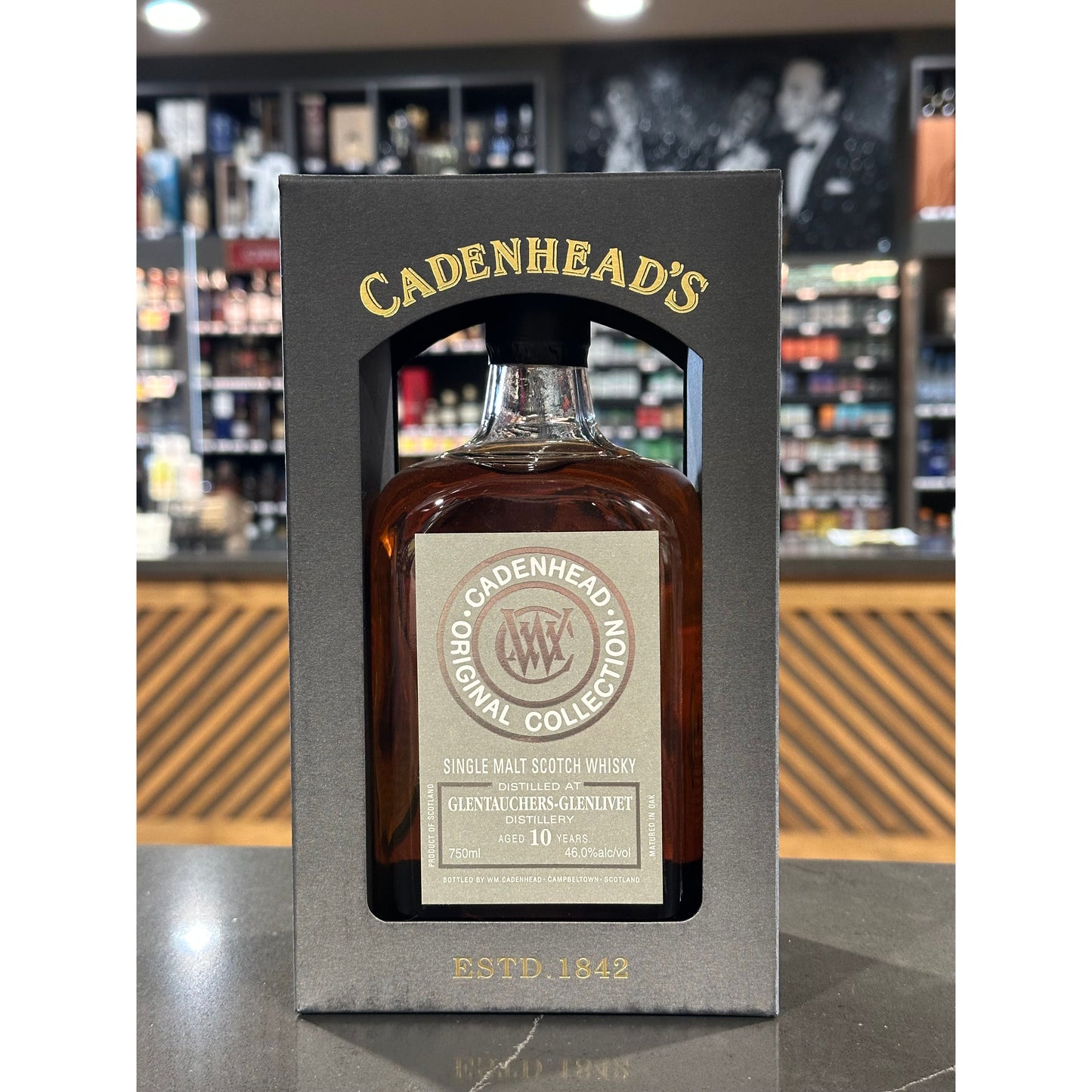 CM Cadenhead’s Glentauchers/Glenlivet Single Malt Scotch Whisky Aged 10 Years