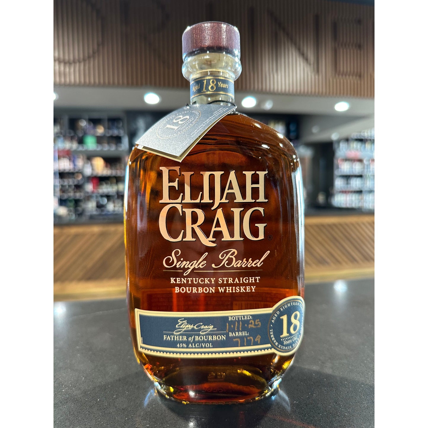 Elijah Craig 18 Year Old Bourbon Single Barrel