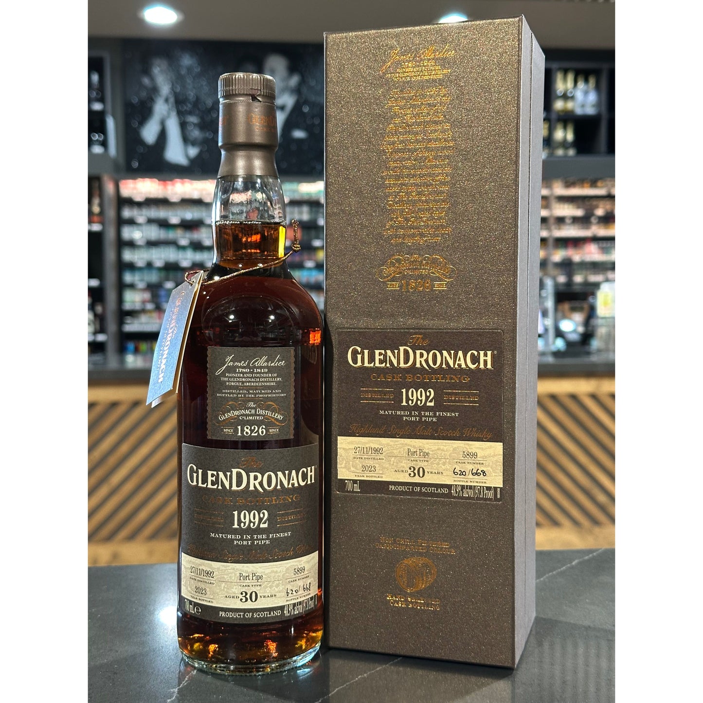 BF Glendronach Cask Bottling 1992 Aged 30 Years Port Pipe Cask 5899