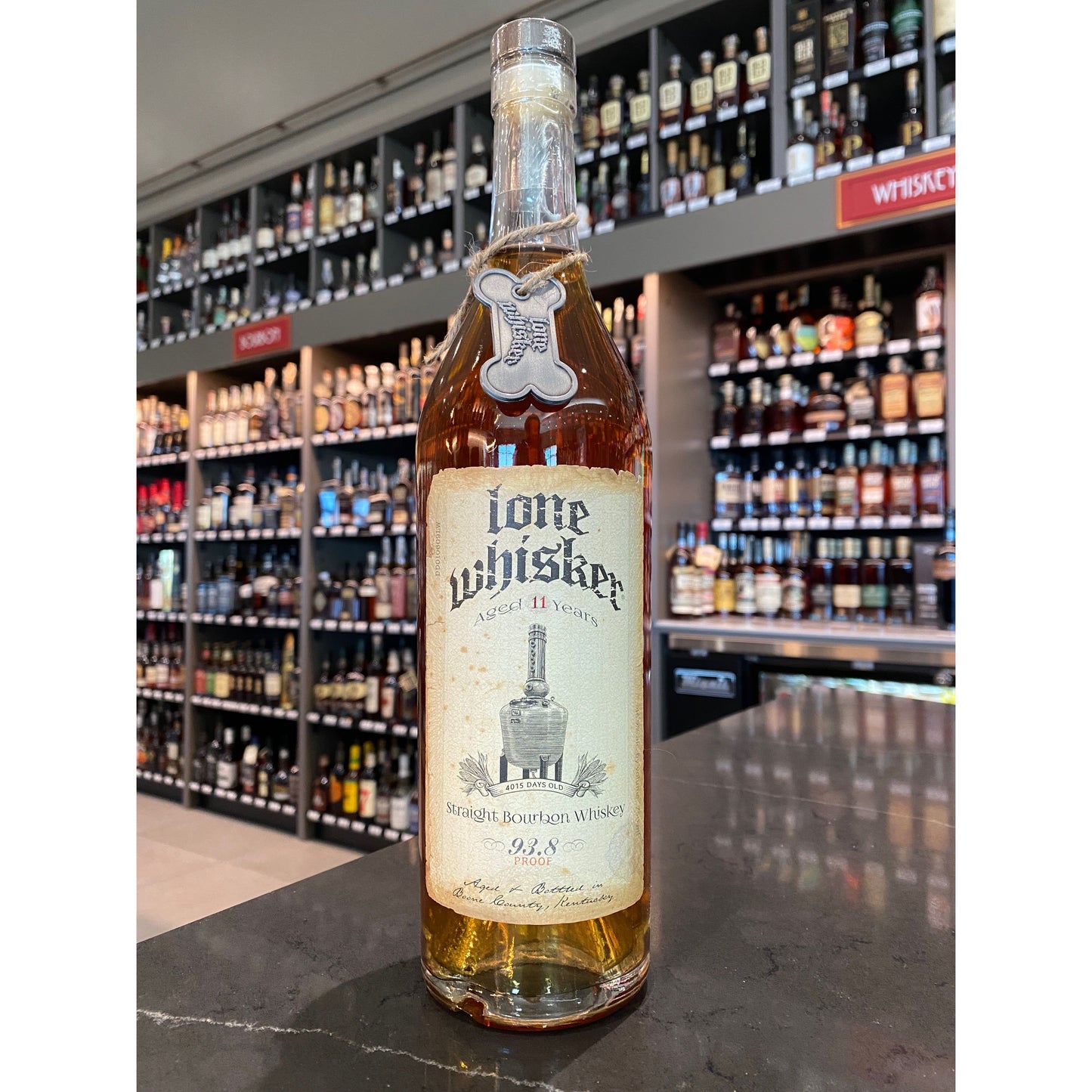 Lone Whisker Straight Bourbon Whiskey Aged 11 Years