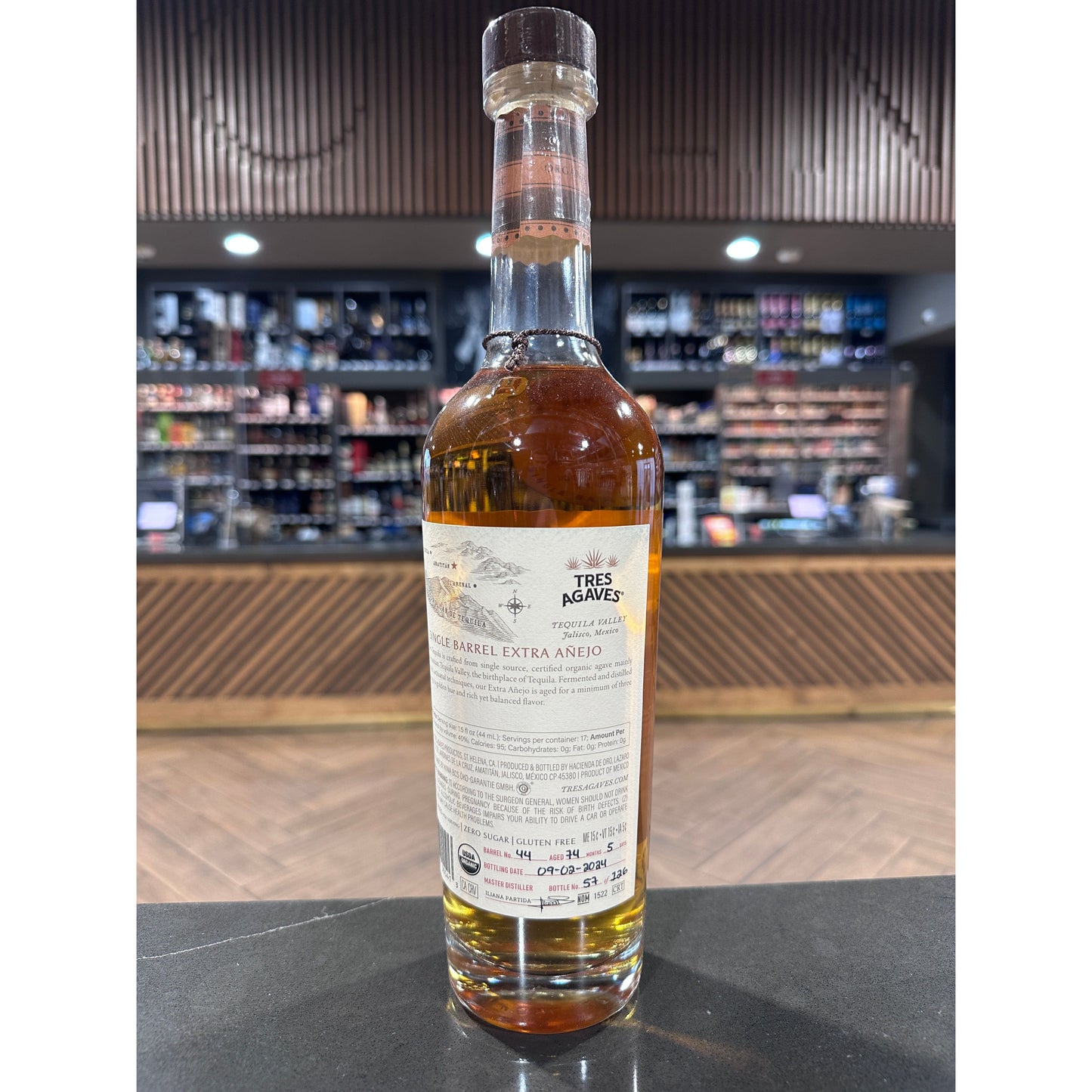 Tres Agaves Tequila Extra Añejo Liquor Lineup Private Barrel