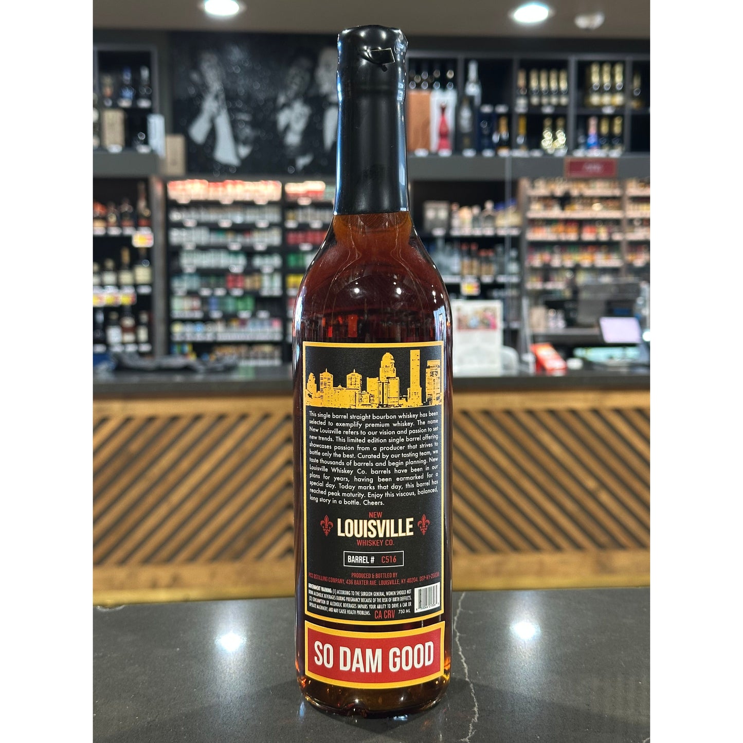 New Louisville Straight Bourbon Whiskey 9 Year (So Dam Good)