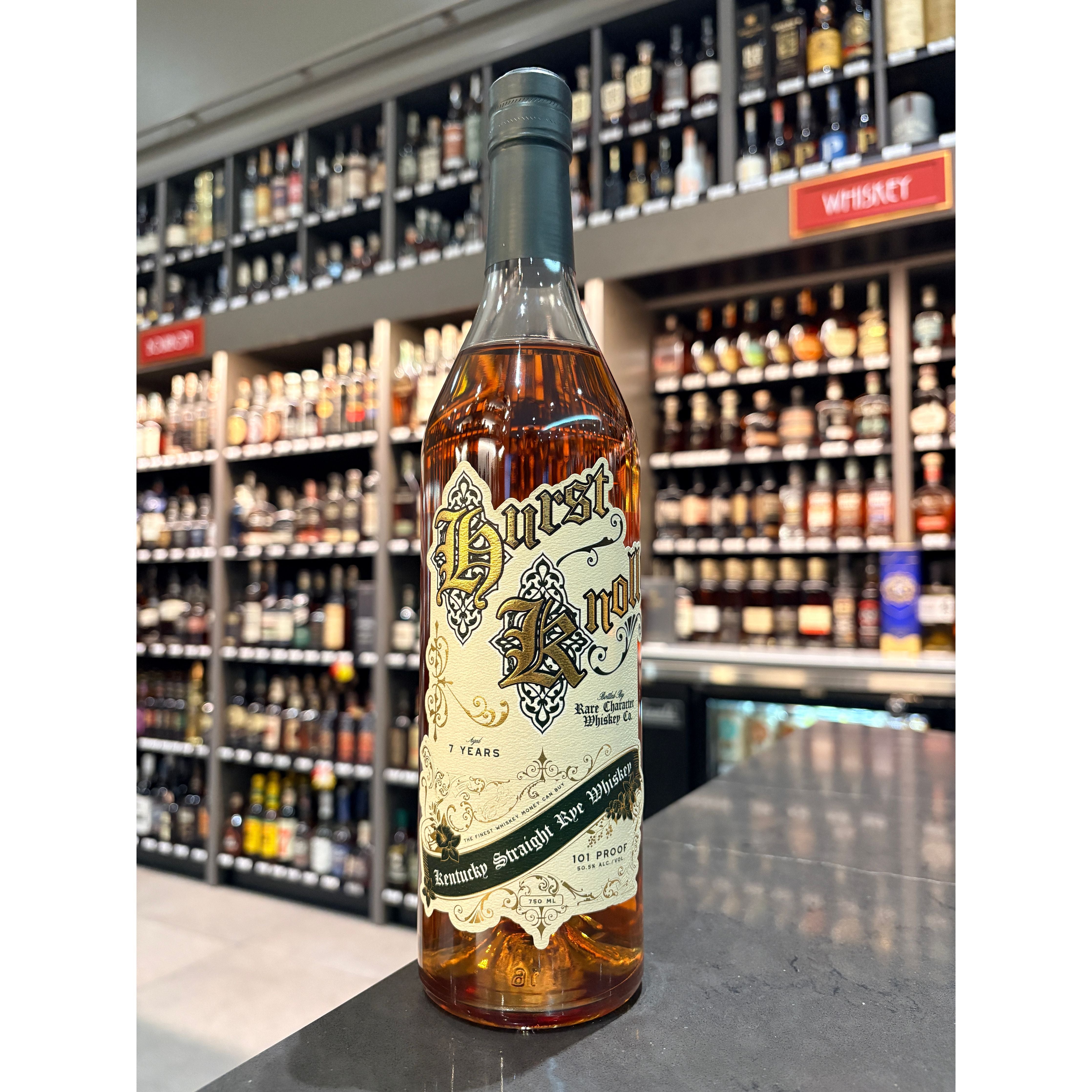 Hurst Knoll Kentucky Straight Rye Whiskey Aged 7 Years – Liquor Lineup