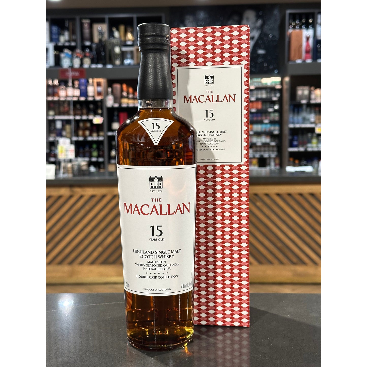 The Macallan 15 Years Old Highland Single Malt Scotch Whiskey Double Cask