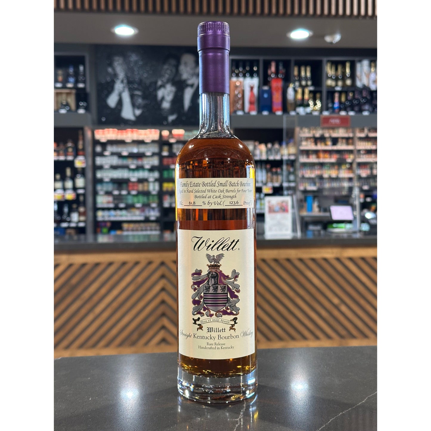 Willett Family Estate Bottled 4 Year Kentucky Straight Bourbon Whiskey (Purple Top)