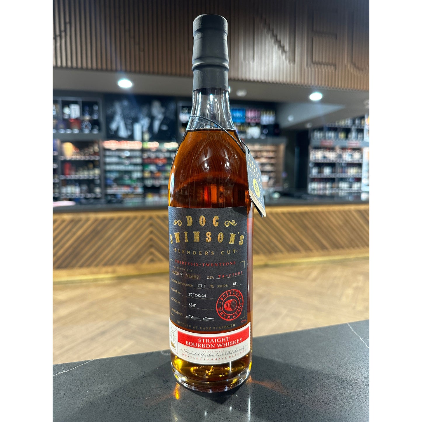DOC SWINSON’S | STRAIGHT BOURBON WHISKEY