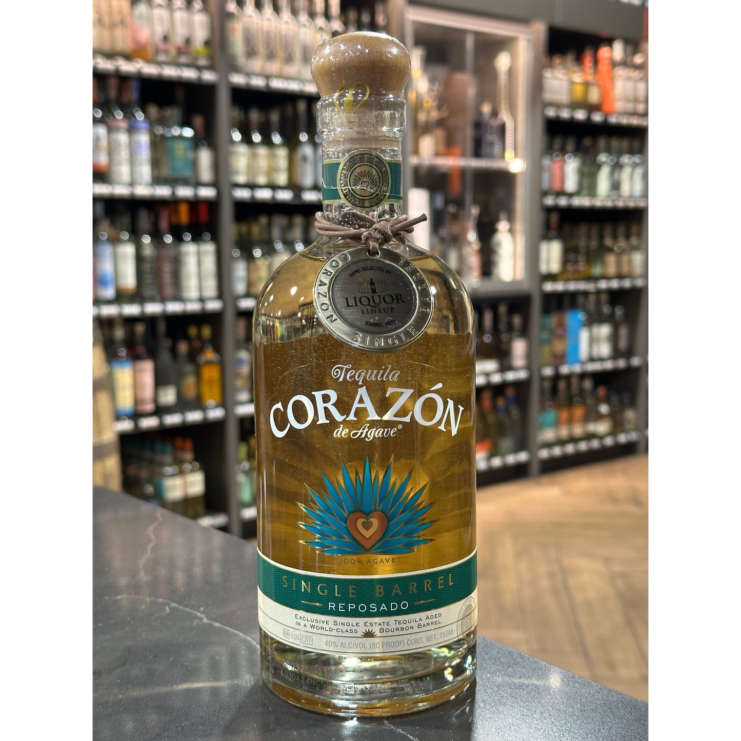 Corazon Tequila Reposado Single Barrel Liquor Lineup Pick Aged in W.L. Weller Barrels