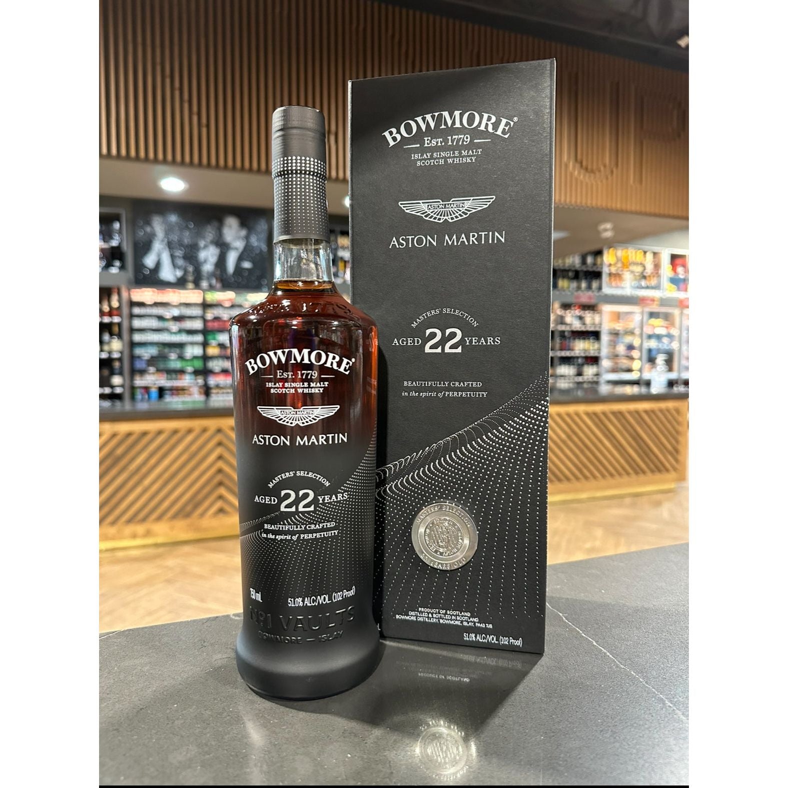 BOWMORE | ASTON MARTIN | 22 YEAR | EDITION NO 3 – Liquor Lineup