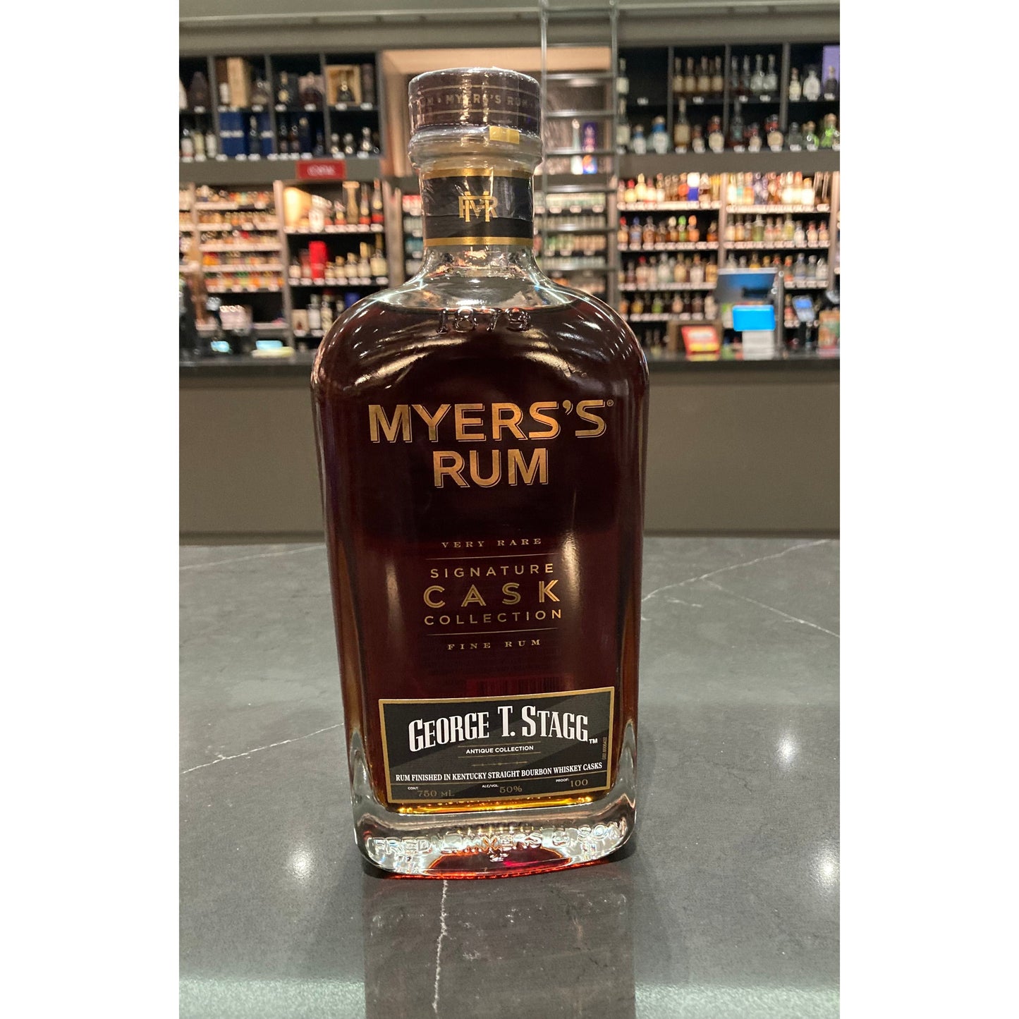 MYERS’S RUM finished in George T. Stagg Barrels