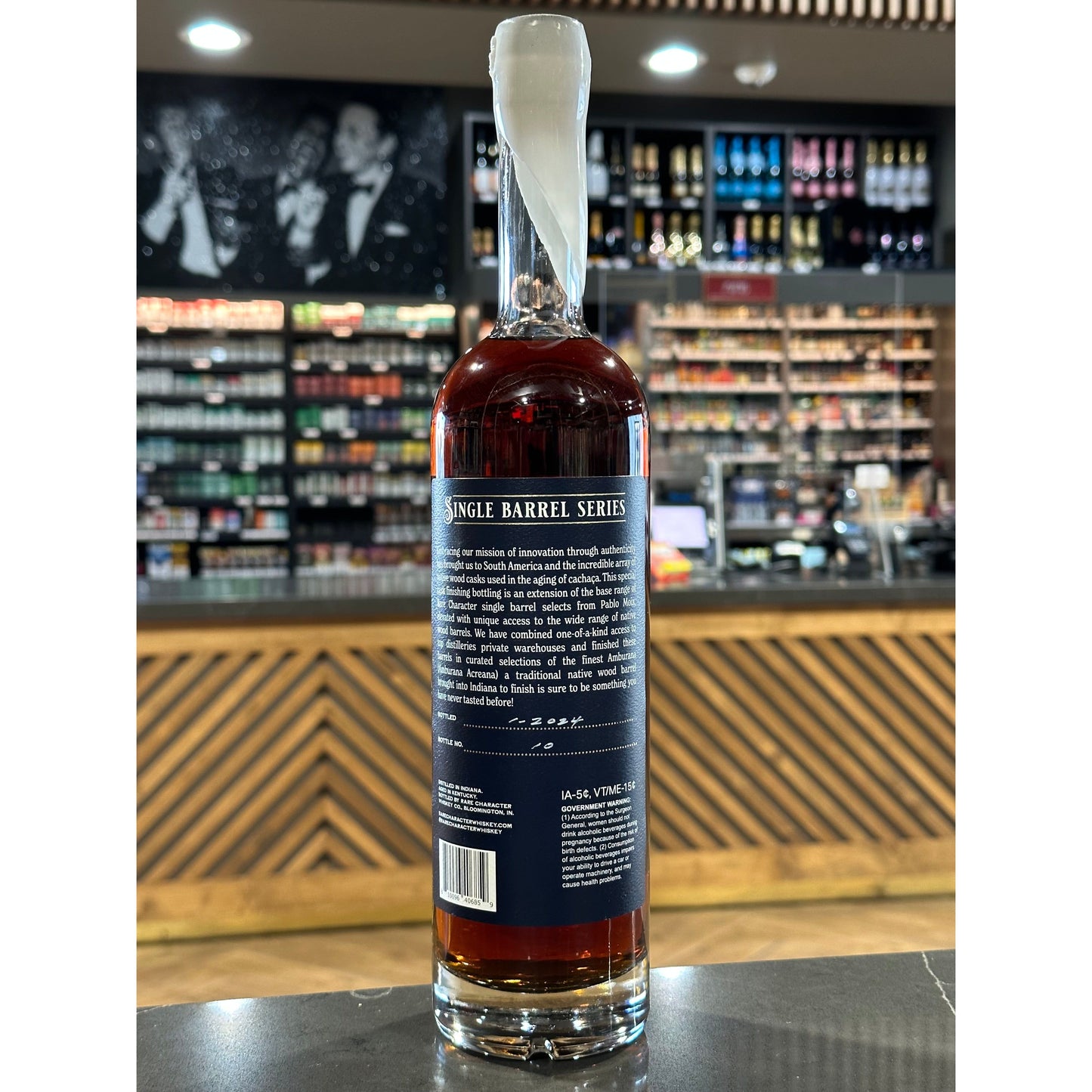 RARE CHARACTER | LIQUOR LINEUP/DELMONICO | STRAIGHT RYE WHISKEY FINISHED IN AN AMBURANA CASK