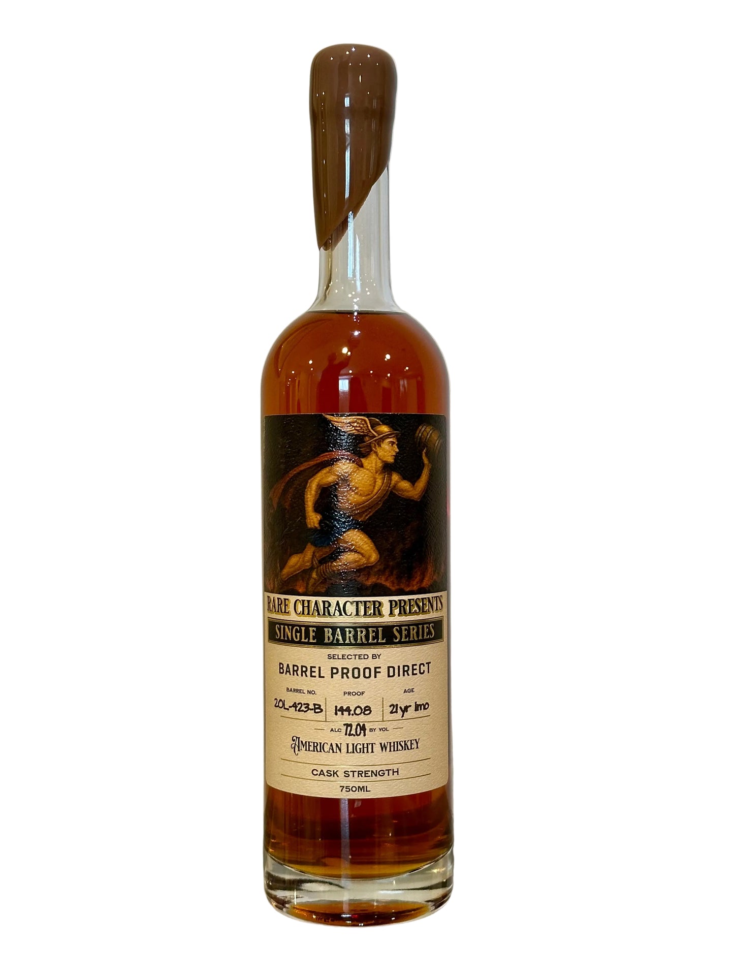 Rare Character Single Barrel American Light Whiskey 21 Year 144.08 Proof