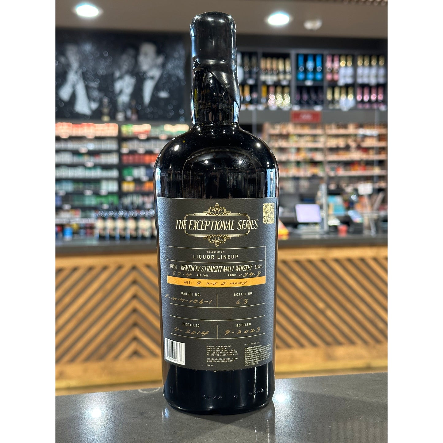 RARE CHARACTER | THE EXCEPTIONAL SERIES | LIQUOR LINEUP PRIVATE BARREL