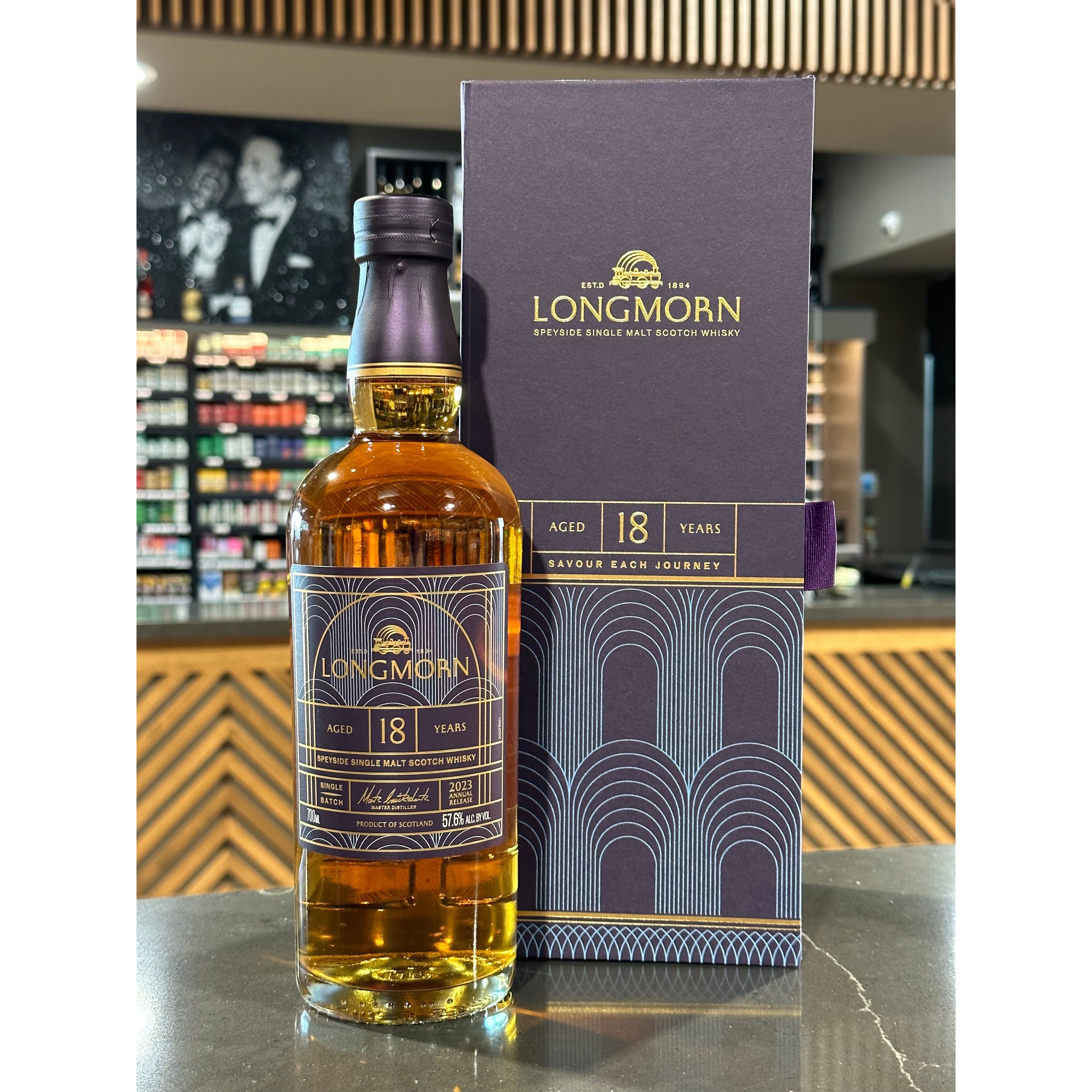 LONGMORN | SINGLE MALT SCOTCH WHISKY | AGED 18 YEARS | CASK