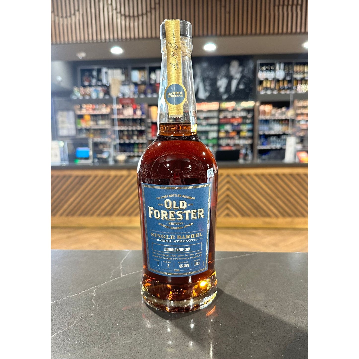 OLD FORESTER | BARREL STRENGTH | SINGLE BARREL BOURBON | LIQUOR LINEUP