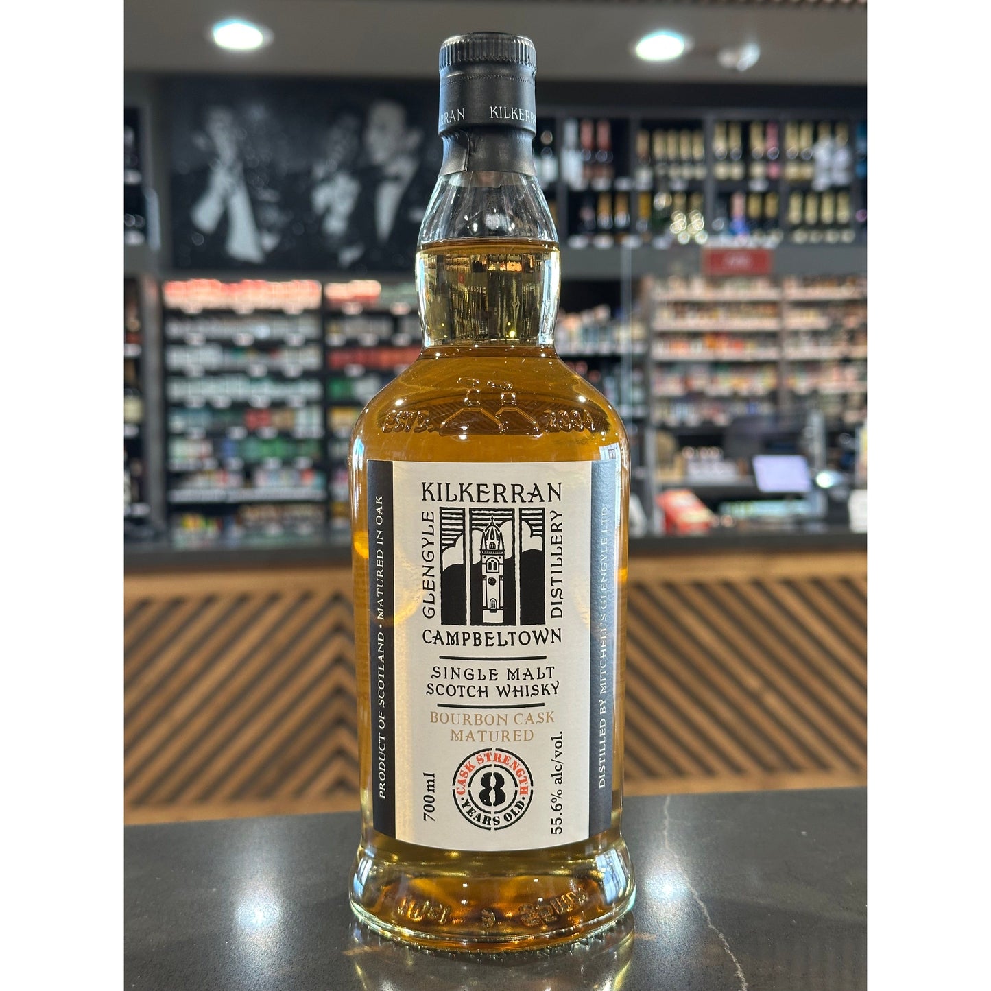 Kilkerran Single Malt Scotch Whisky Aged 8 Year Cask Strength Bourbon Cask Matured