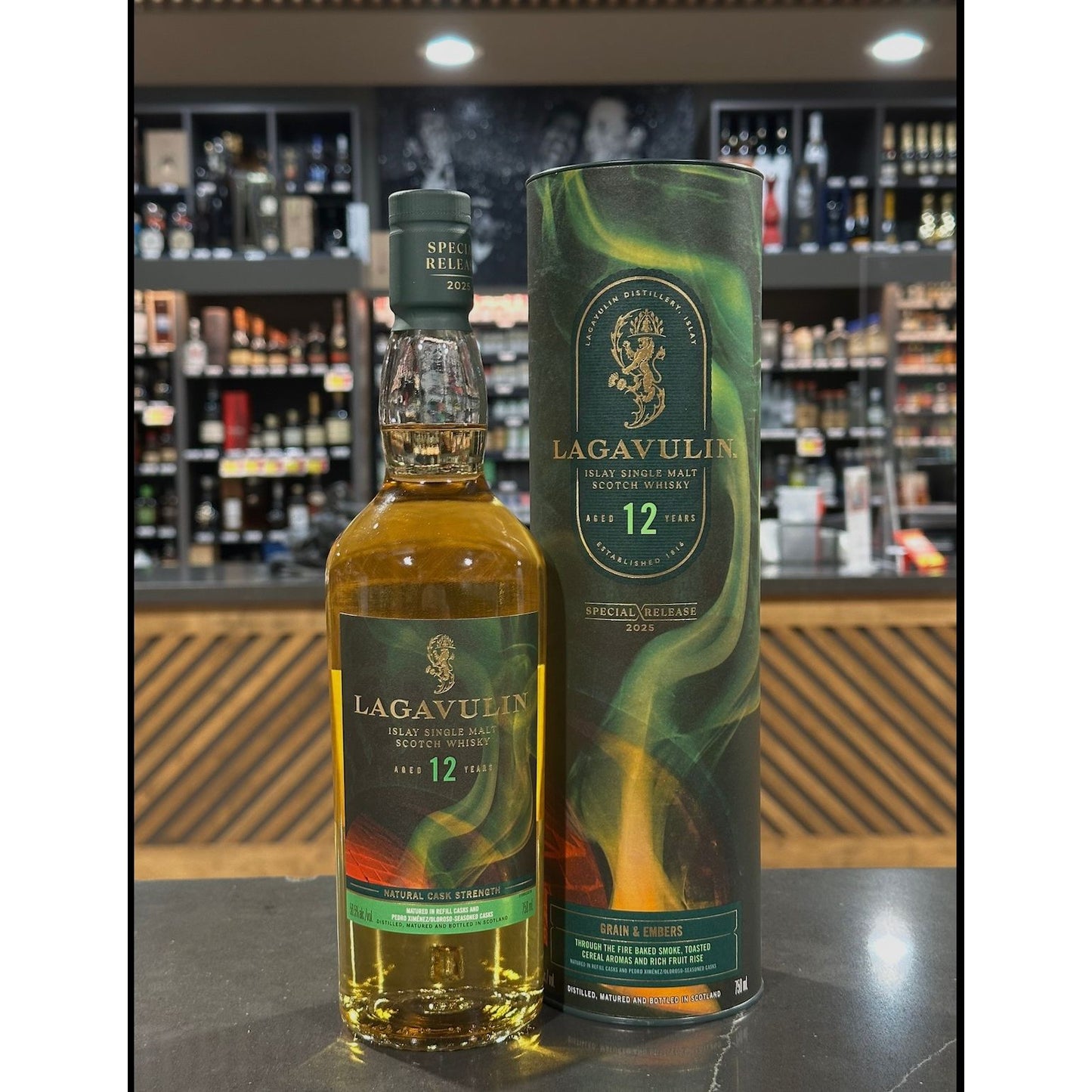 Lagavulin Single Malt Scotch Whisky Aged 12 Years Cask Strength