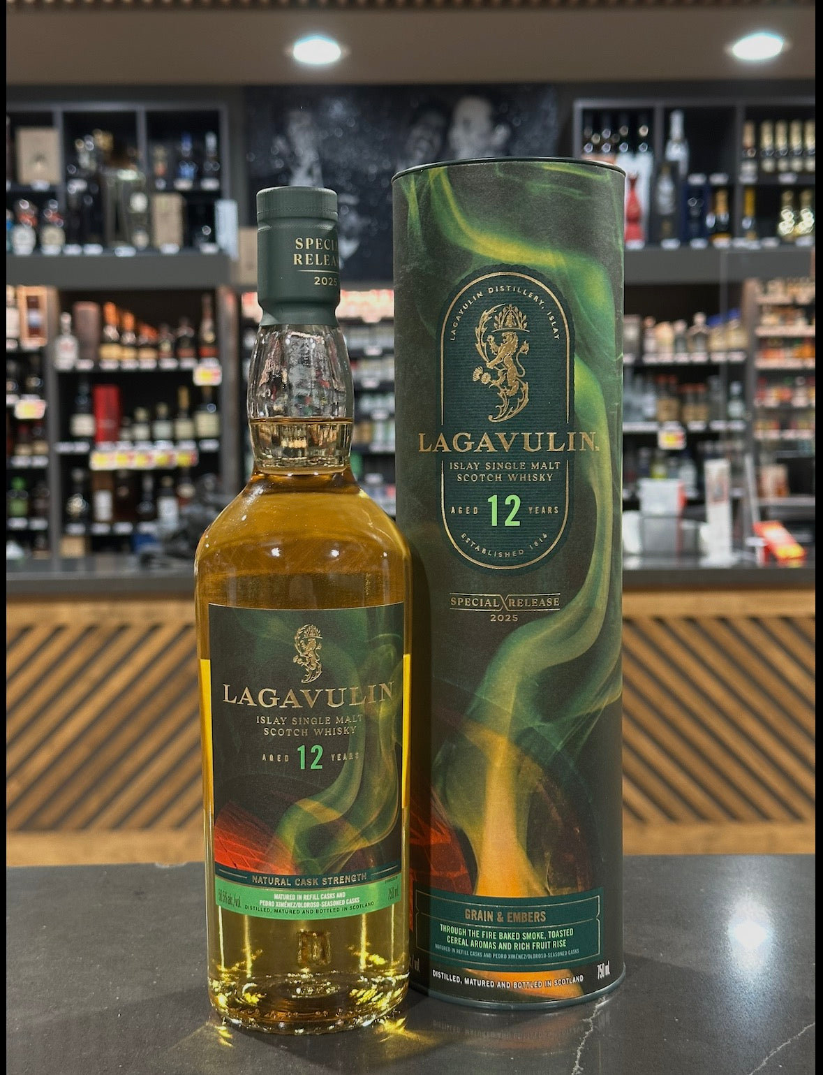 Lagavulin Single Malt Scotch Whisky Aged 12 Years Cask Strength