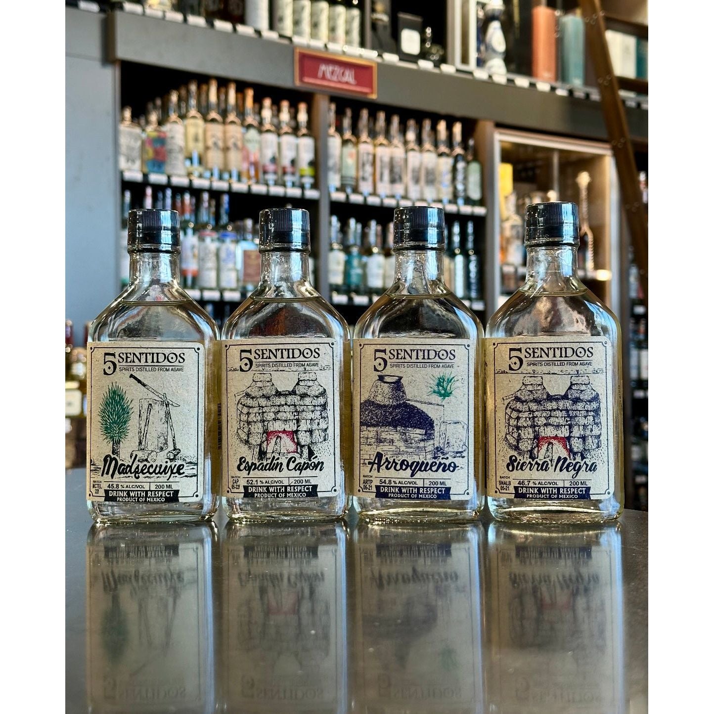 5 Sentidos Spirit Distilled from Agave 4-Pack Deal