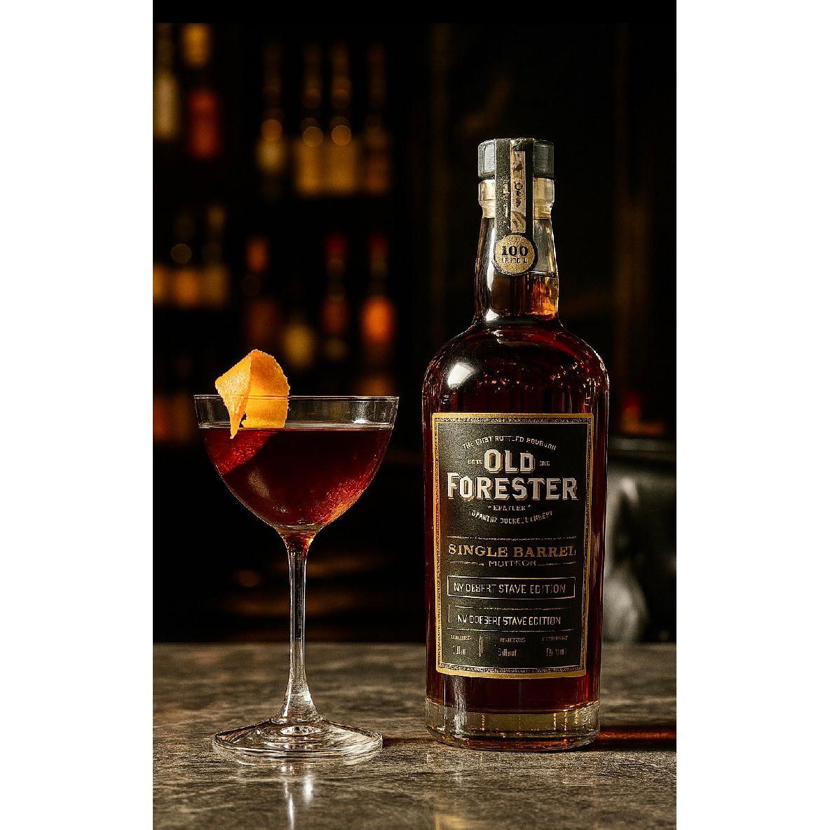 Old Forester Single Barrel 100 Proof “NV Mojave Ember”
Kentucky Straight Bourbon Whiskey