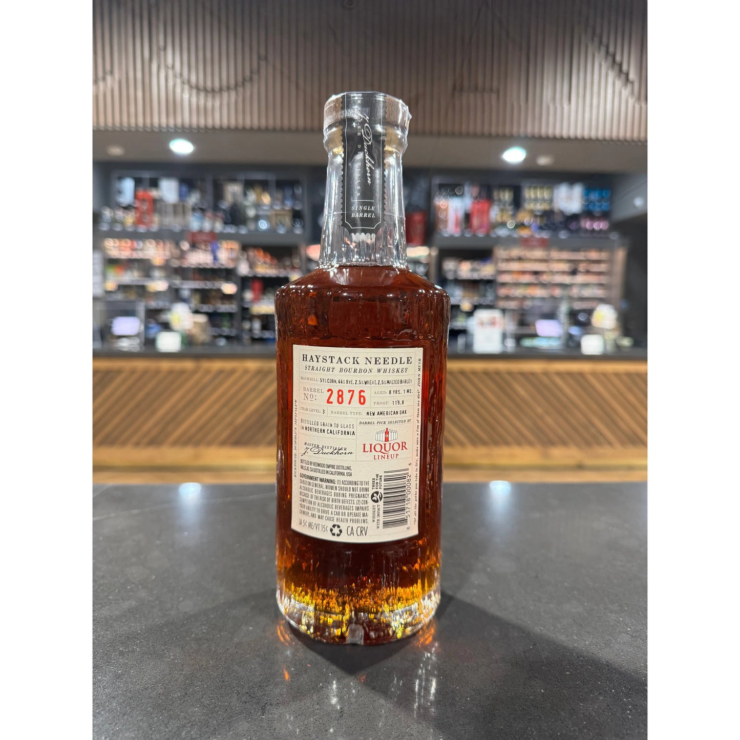 Redwood Empire Bourbon Haystack Needle Single Barrel Liquor Lineup Store Pick