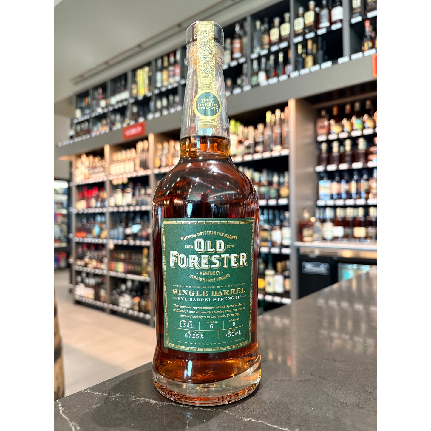 Old Forester Single Barrel Barrel Strength Rye