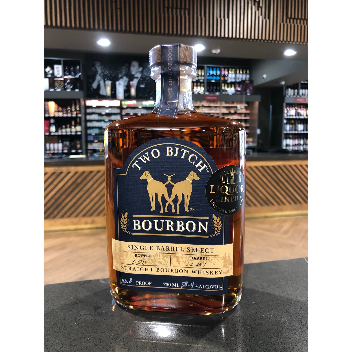 Two Bitch Liquor Lineup Private Barrel Store Pick Cask Strength Bourbon