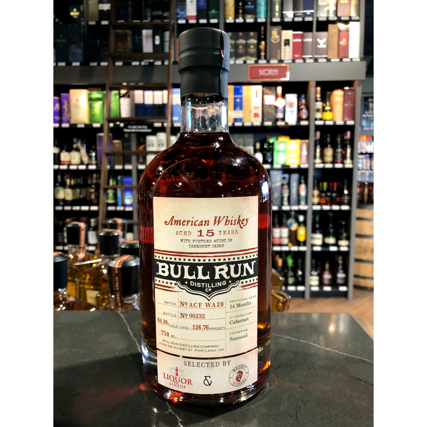 Bull Run | Aged 15 Year MGP Whiskey | Liquor Lineup/Whiskey Slickers Collaboration