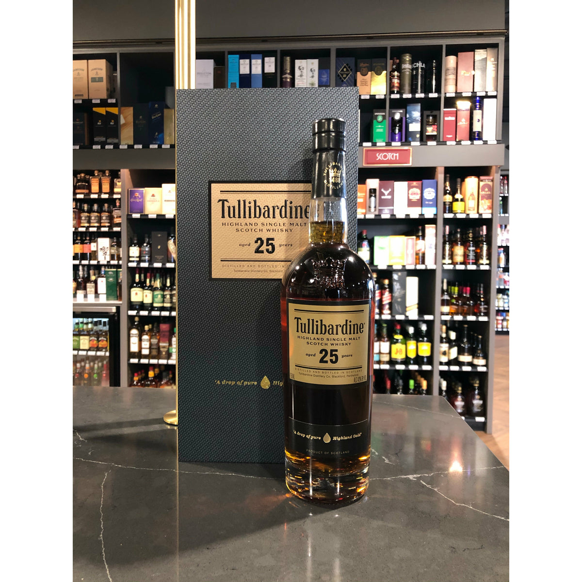 ウイスキー Tullibardine 25 YearOldSingleMalt Whisky Tullibardine - Single Malt Scotch 25 year old Whisky 70cl 43