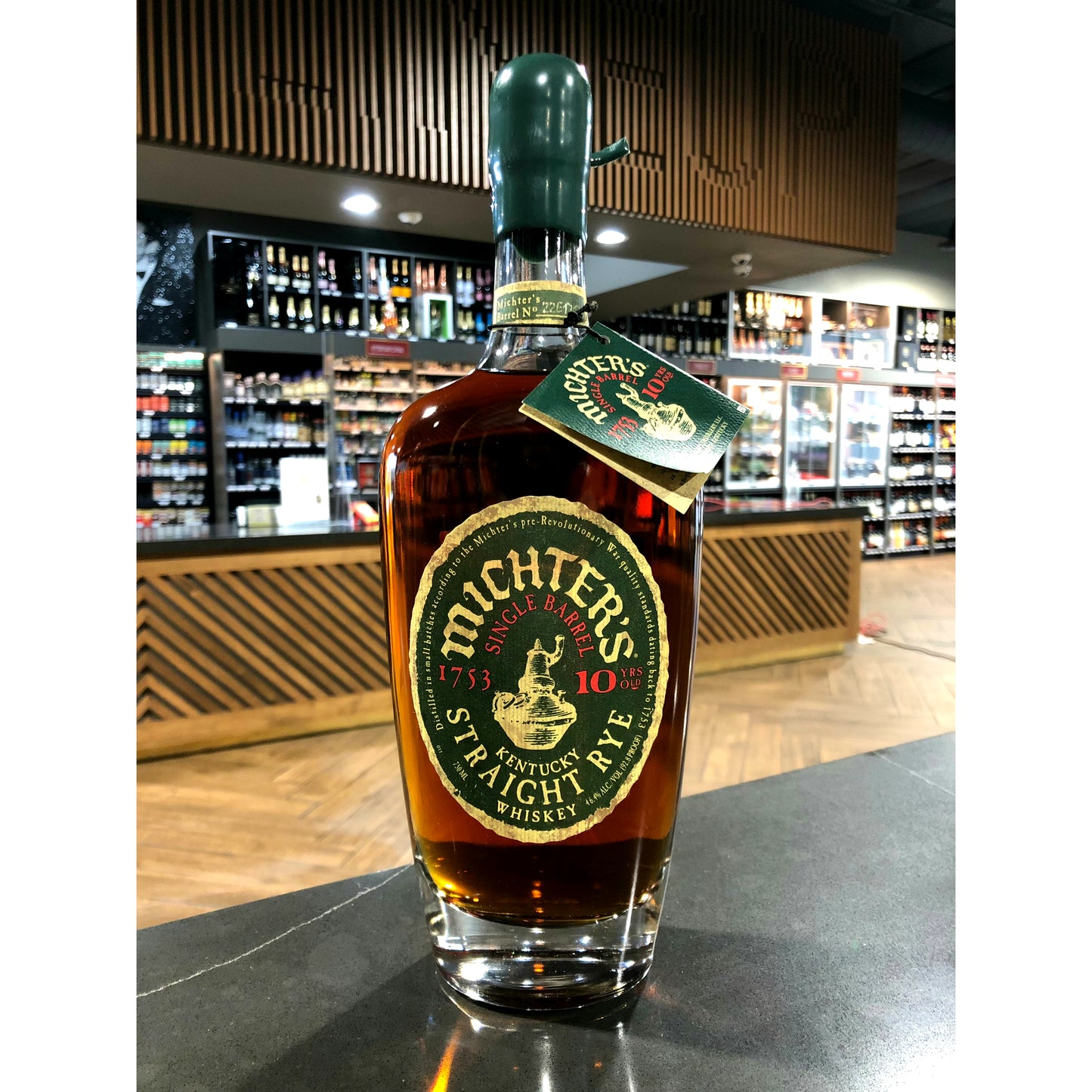 Michter’s Single Barrel Aged 10 Years Straight Rye Whiskey