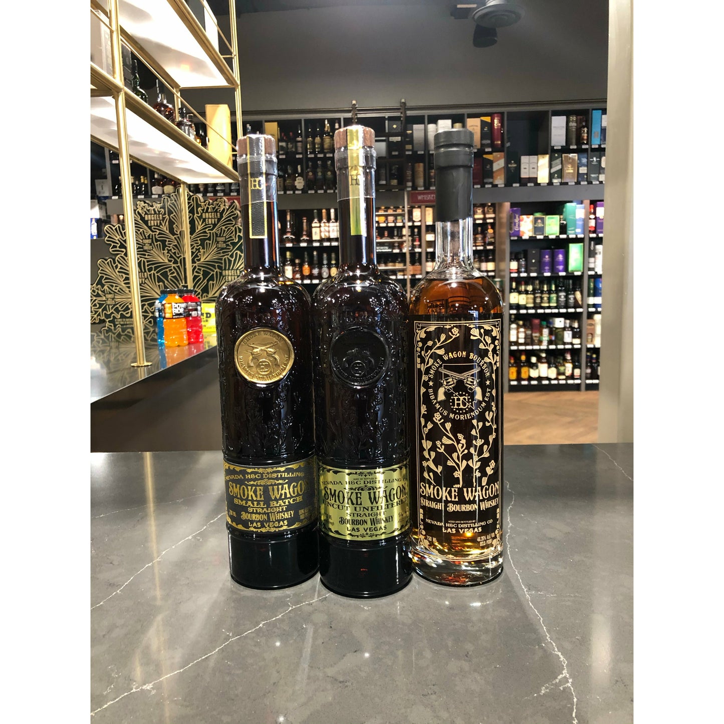 Smoke Wagon Whiskey Gift Set | Smoke Uncut | Smoke Wagon Small Batch | Smoke Wagon Straight