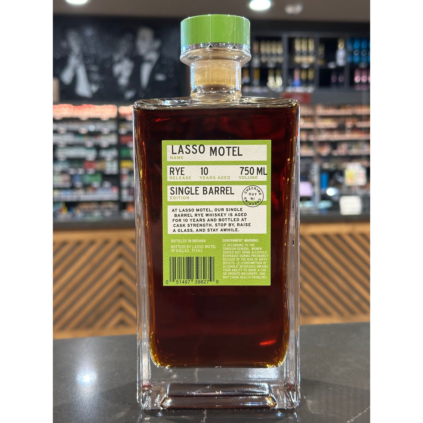 Lasso Motel Liquor Lineup Private Barrel Hazmat 10 Year Rye Whiskey Store Pick