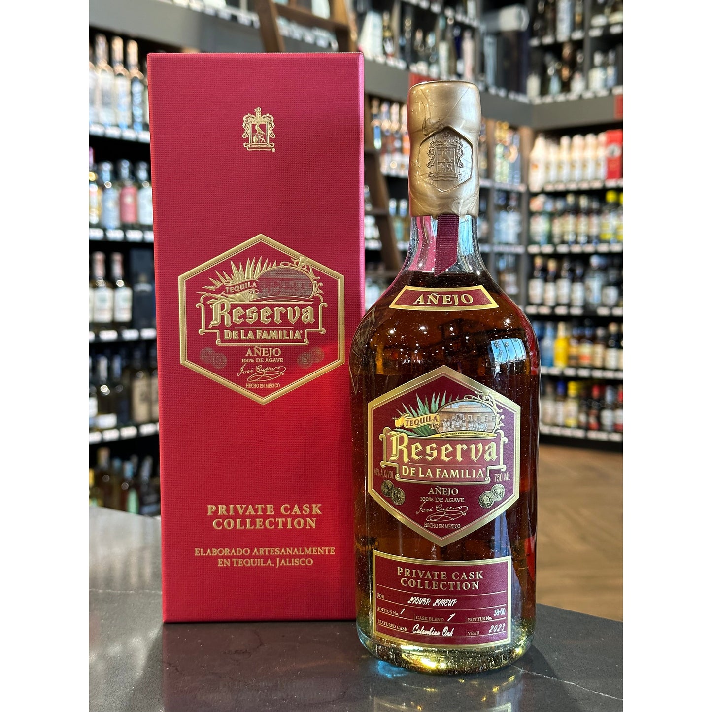 RESERVA DE LA FAMILIA CUERVO | TEQUILA AÑEJO | LIQUOR LINEUP PRIVATE SELECTION