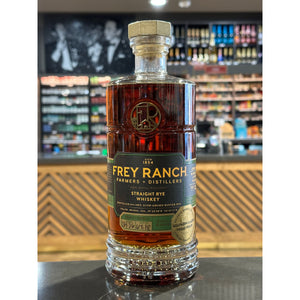 FREY RANCH | BARREL PROOF | SINGLE BARREL | NON CHILL FILTERED STRAIGHT RYE WHISKEY