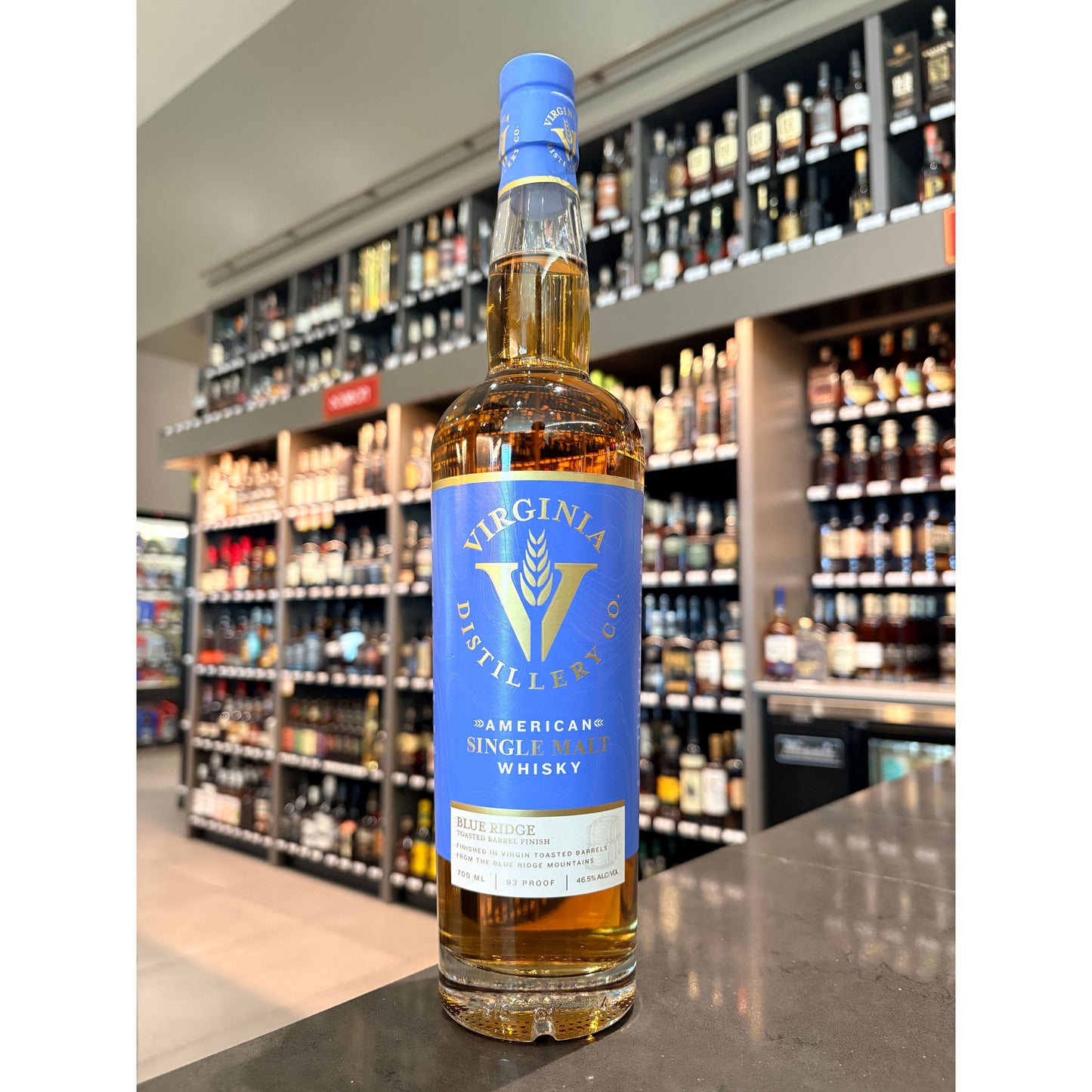 Virginia American Single Malt Whiskey Blue Ridge Toasted Barrel
