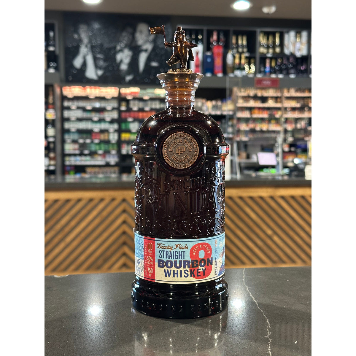 Dancing Panda 8 Year Straight Bourbon Whiskey 90 Proof 750mL 