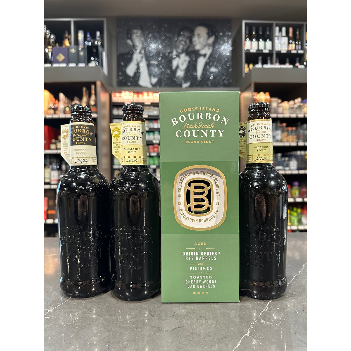 Bourbon County Stout 2024 Limited Edition 4 Pack Liquor Lineup