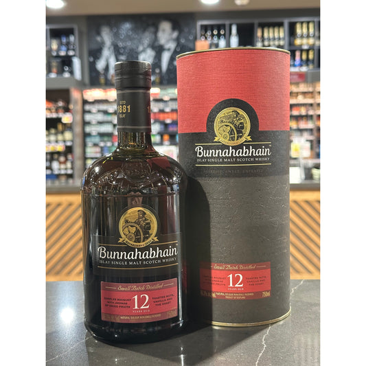 BF Bunnahabhian Islay Single Malt Scotch Whiskey Aged 12 Years
