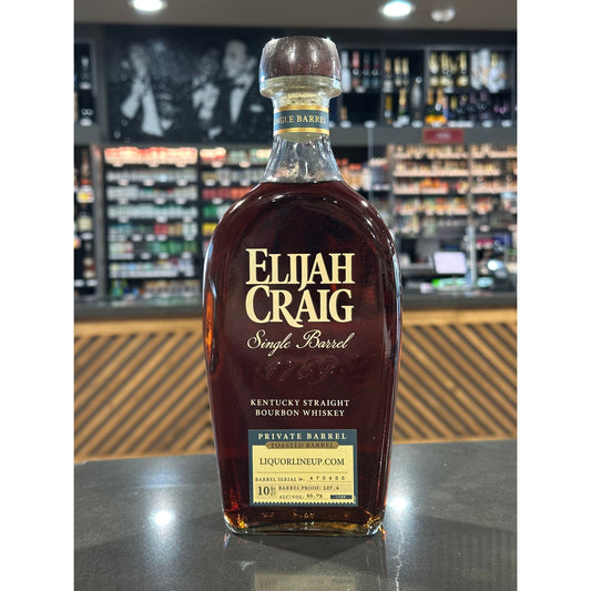 Elijah Craig Single Barrel – Barrel Proof Private Barrel Toasted Barrel –Liquor Lineup Exclusive