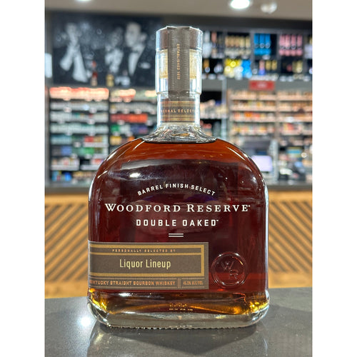 WOODFORD RESERVE DOUBLE OAKED | LIQUOR LINEUP PRIVATE SELECTION | KENTUCKY STRAIGHT BOURBON WHISKEY