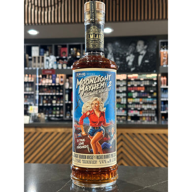 Filmland Moonlight Mayhem 2 The White Port Wolf Straight Bourbon Whiskey Finished in White Port Casks
