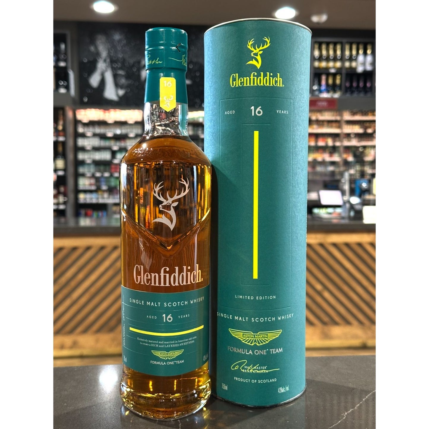 Glenfiddich Aston Martin F1 16
Year Old Single Malt Scotch
Whisky