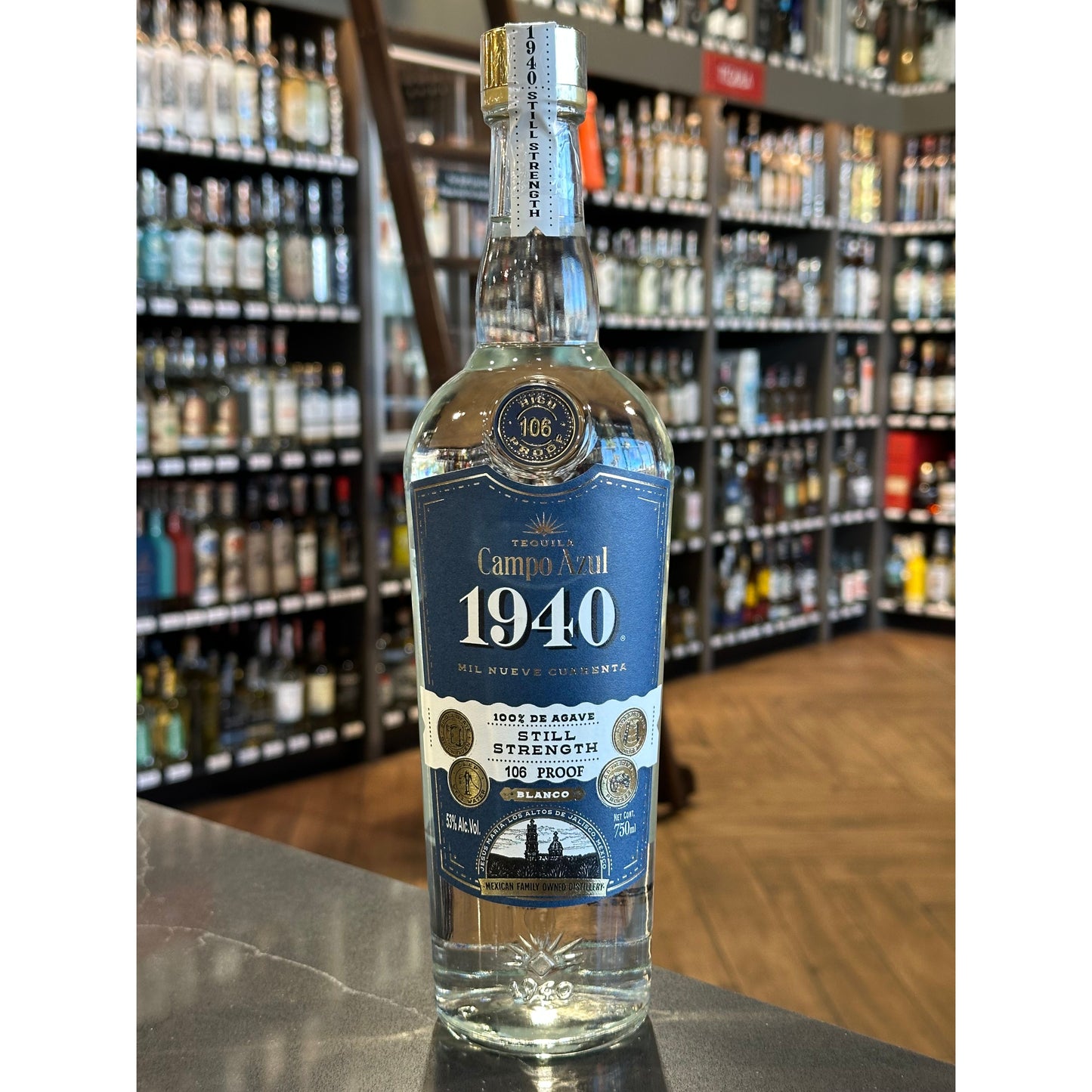 Campo Azul 1940 Tequila Blanco Still Strength
