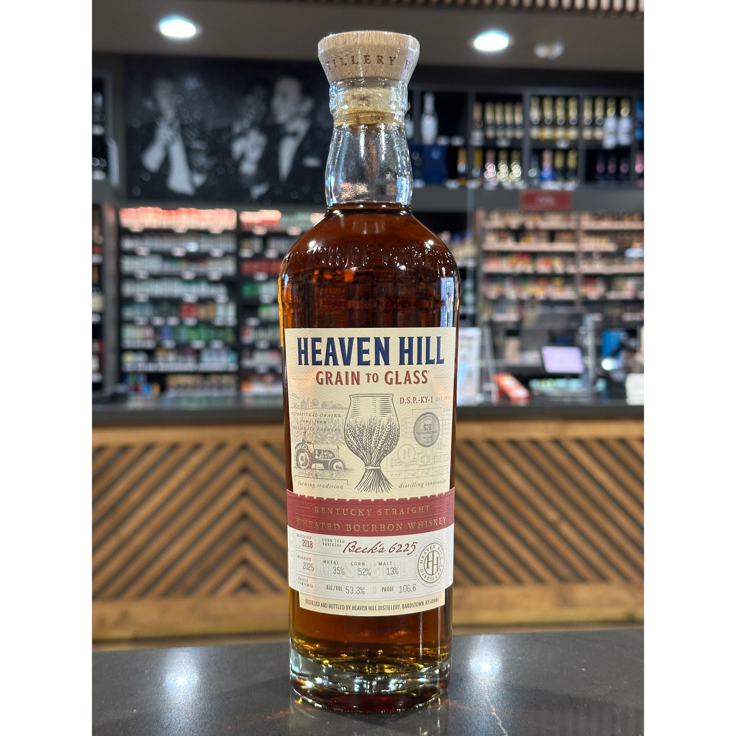 Heaven Hill Grain to Glass Kentucky Straight Wheated Bourbon Whiskey 2025 Release