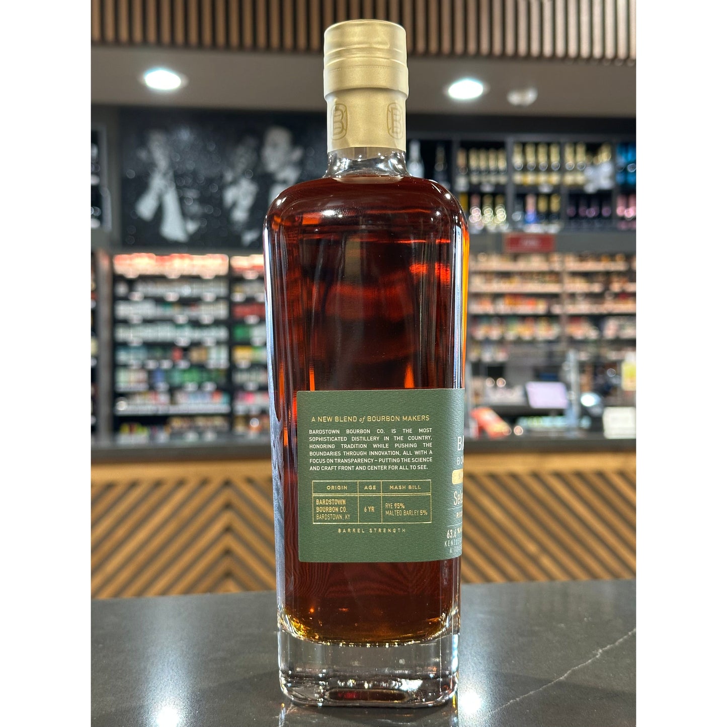 Bardstown Liquor Lineup Store Pick Kentucky Straight Rye Whiskey Finished in a Toasted Cherry Wood and Oak Barrel