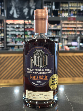 Nulu Maple Brulee Straight Bourbon Whiskey Finished in Maple Brulee Barrels