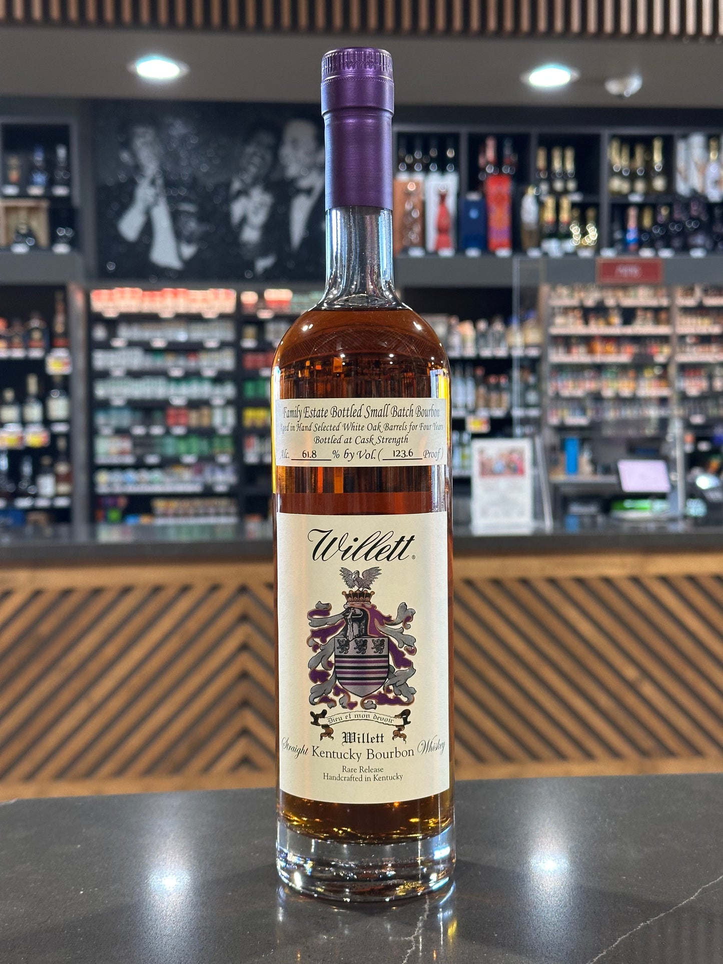 Willett Family Estate Bottled 4 Year Kentucky Straight Bourbon Whiskey (Purple Top)
