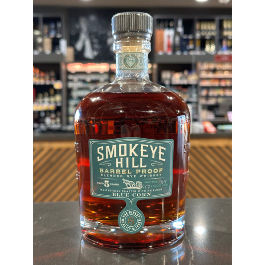 Smokeye Hill Barrel Proof Rye Whiskey Blue Corn
